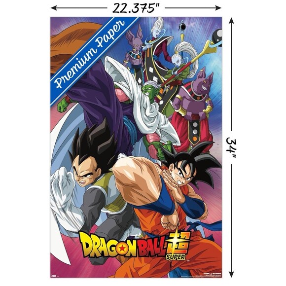 Dragon Ball -Super - Group Poster By Trends International 22.375” X 34” NEW - Picture 3 of 5